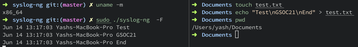 file() source driver tested on macOS (x86)